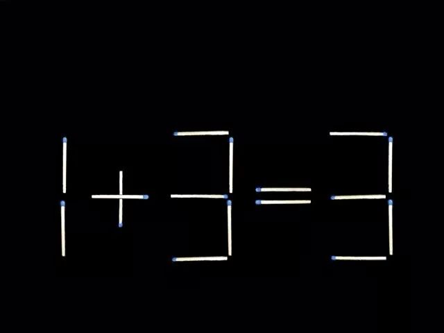         1    1+3=3,   ?