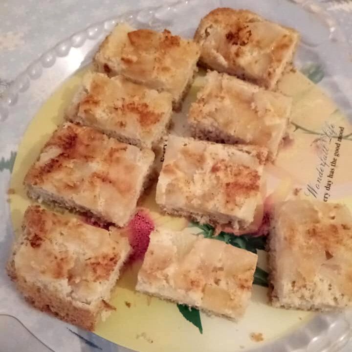 Яблочная шарлотка на альтернативной муке