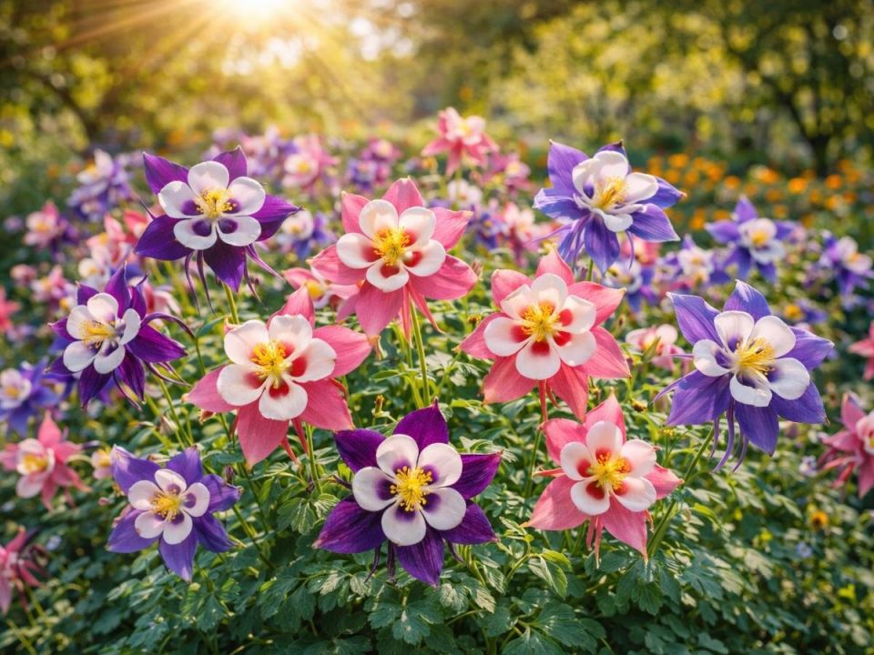 Цветы без хлопот: как посадить аквилегию прямо на снегу