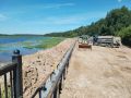 В Кудымкаре начались работы по благоустройству общественной территории городского пляжа и Кудымкарского городища «Красная горка»