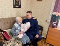 В Куеде офицеры ведомства навестили и поздравили ветерана Великой Отечественной войны Ольгу Ивановну Назарову со столетним юбилеем