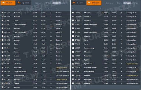 В аэропорту «Большое Савино» задерживаются несколько рейсов