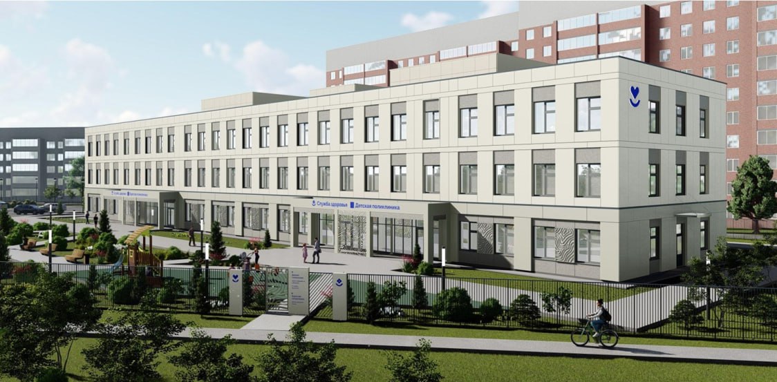 Разработана архитектурная концепция новой поликлиники Вышке-2
