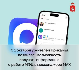 МФЦ Пермского края запускает чат-бот в MAX