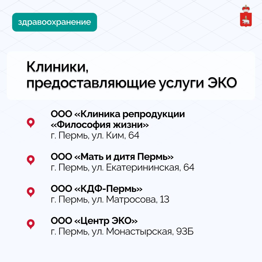Более 1300 бесплатных процедур ЭКО провели в Пермском крае за 11 месяцев 2025 года Более 1300 бесплатных процедур ЭКО провели в Пермском крае за 11 месяцев 2025 года