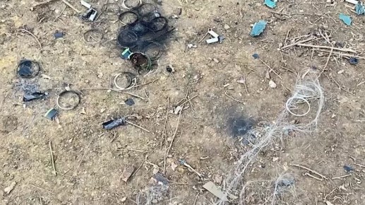 Российский боец голыми руками разорвал оптоволокно, которое украинский дрон тянул со своих позиций