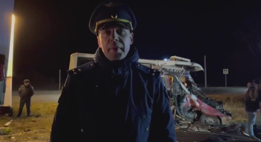 На месте ДТП находится руководство краевой прокуратуры в целях координации действий экстренных и оперативных служб