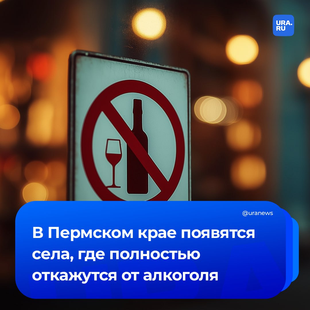 «Трезвое село»: в Пермском крае готовят проект формирования территорий, свободных от алкоголя