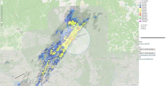 Летний дождь решил выпасть в конце ноября