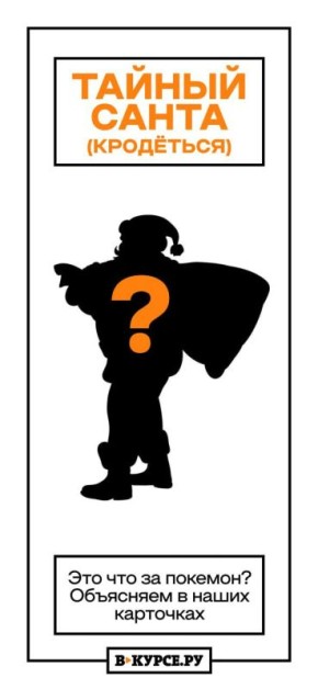 Самое время собирать компанию и играть в игру «Тайный Санта»