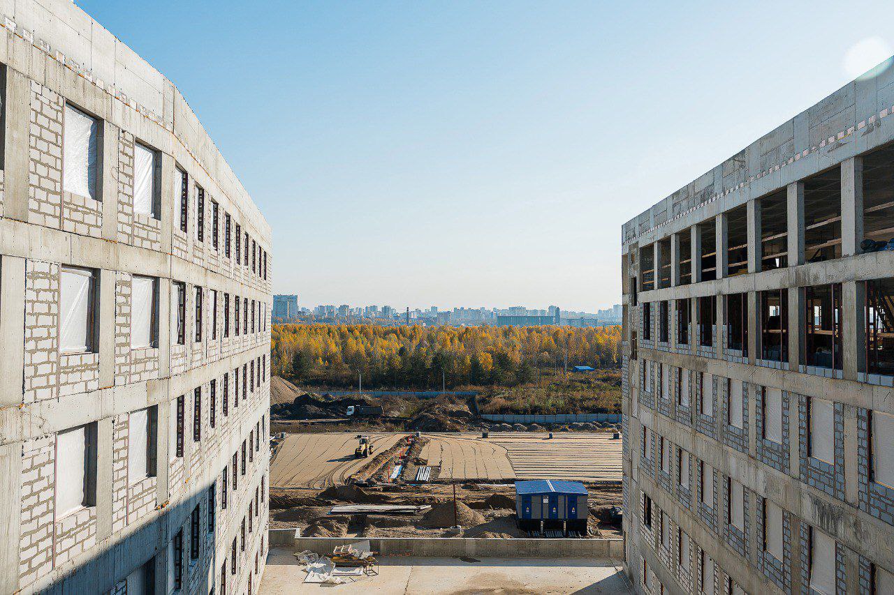 Возведено здание пансионата и центральный блок будущего онкологического центра в Камской долине