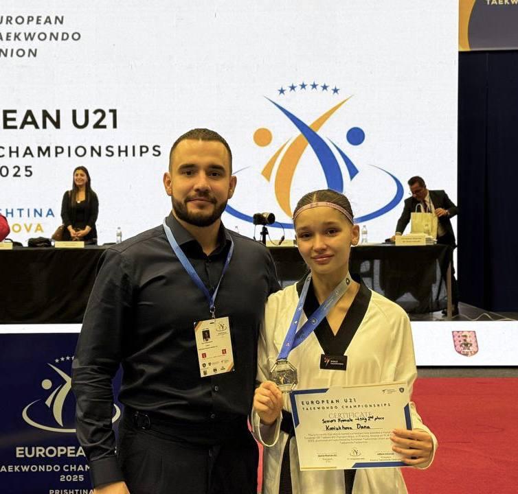 Пермячка Дана Конюхова завоевала серебряную медаль Первенства Европы по олимпийскому тхэквондо Пермячка Дана Конюхова завоевала серебряную медаль Первенства Европы по олимпийскому тхэквондо