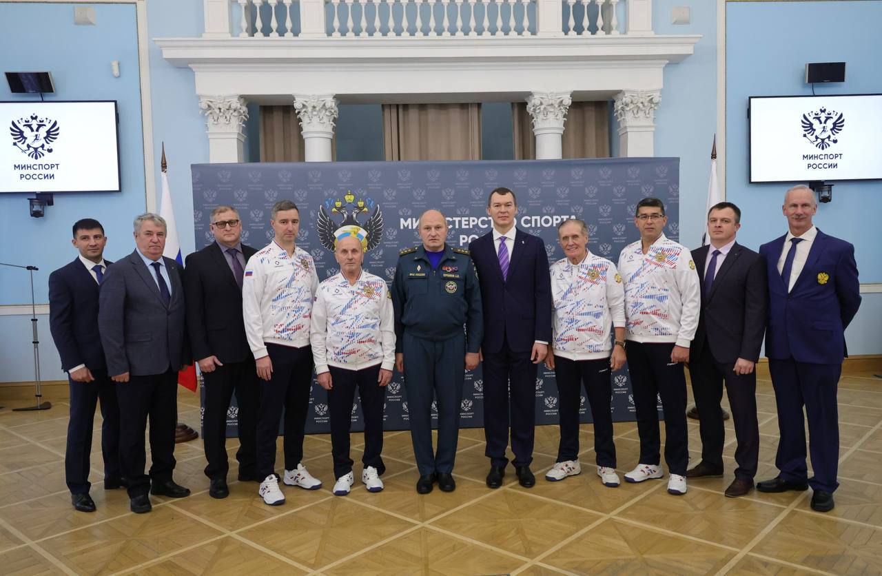 В Москве прошла торжественная церемония чествования чемпионов мира по пожарноспасательному спорту
