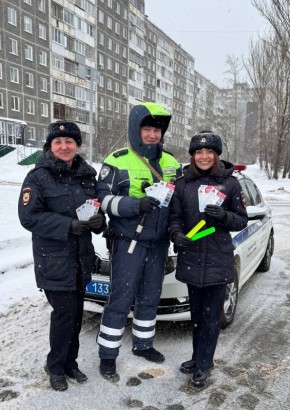 Сотрудники Госавтоинспекции краевого центра активно продолжают проведение социальной кампании «Все по правилам
