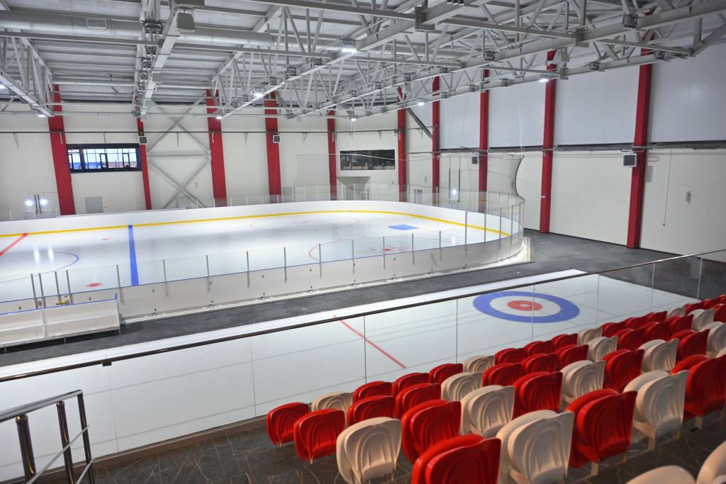 Завершено строительство ледовой арены «Красная машина» в Перми Завершено строительство ледовой арены «Красная машина» в Перми