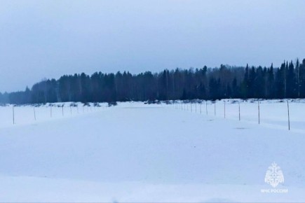 В Гайнском муниципальном округе открылась ледовая переправа в створе а/м дороги Лугдын-Кебраты через реку Кама