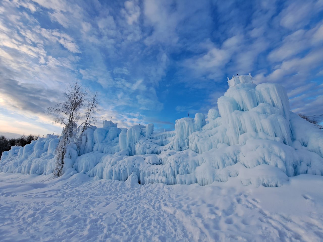 Парк Ледопадов откроется в Красной Слудке 7 января