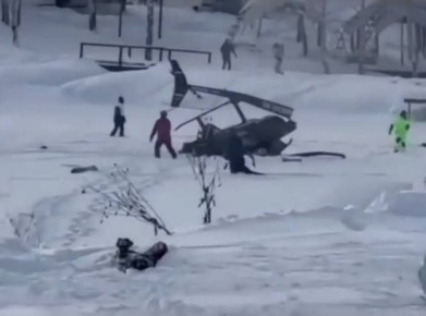 Падение вертолёта произошло в Пермском крае