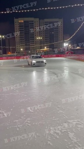 Пермяк на «Мерседесе» ночью заехал на «Экспо-каток»