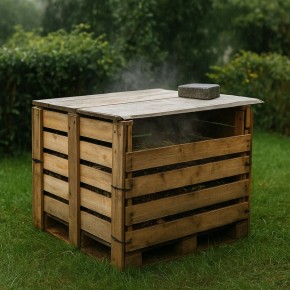 Компостер из паллет своими руками: собираю за 2 часа и без гвоздей