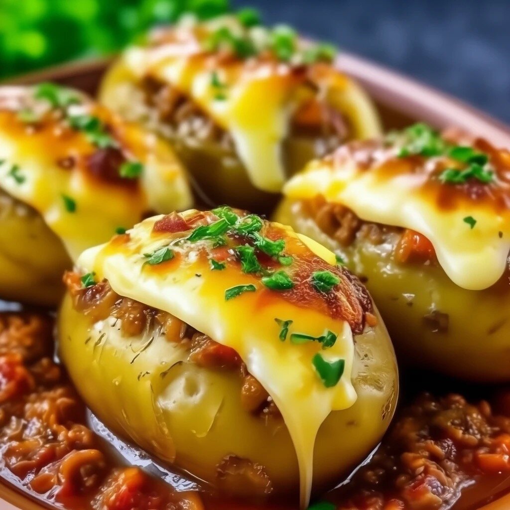 Удивительное сочетание: картофель с фаршем и сыром