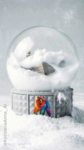 ИИ создал ролик про заснеженную Пермь