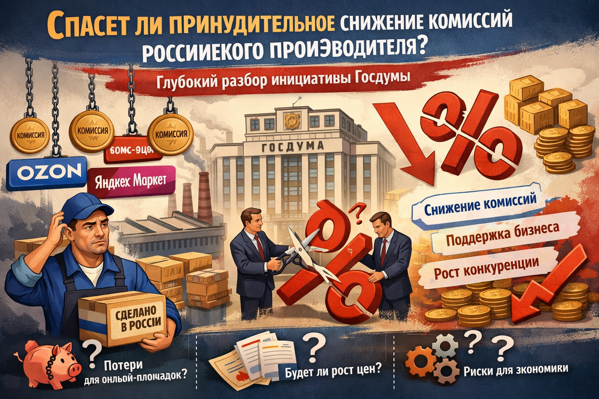 Новые границы российского e-commerce: что принесет снижение комиссий для производителей?