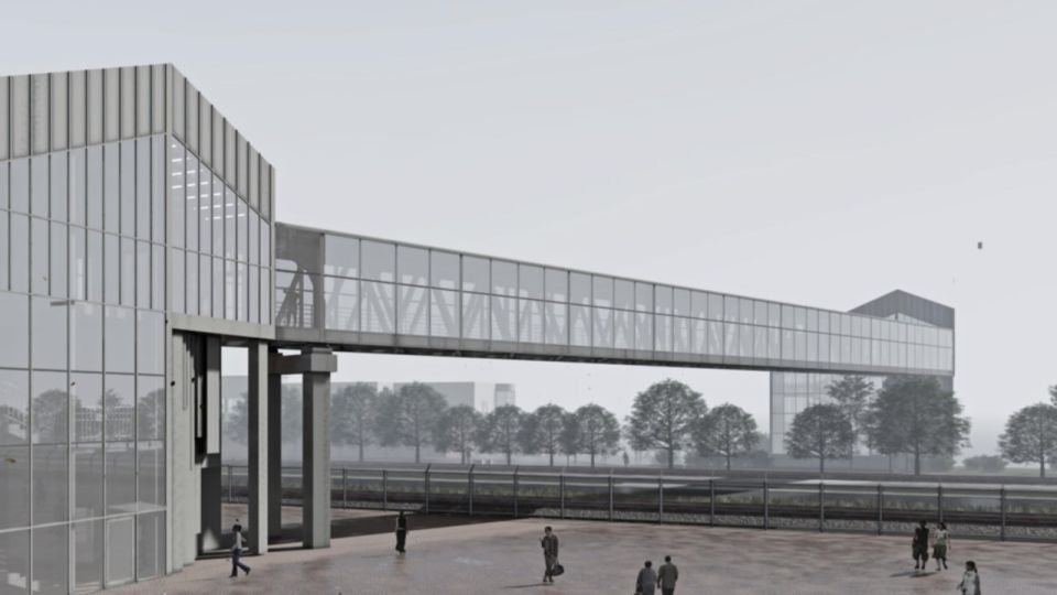 Завершено проектирование надземного пешеходного перехода, который соединит новое здание Художественной галереи с набережной!