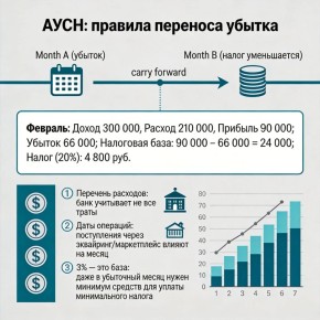 Как убытки могут снизить ваши налоги на АУСН