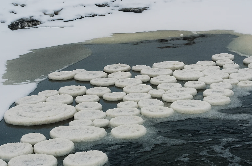 Природа создает ледяные блинчики: что стоит за необычным явлением в Якутии