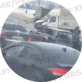 ДТП с тремя машинами в районе поселка Фролы