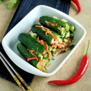 Огурцы в стиле кимчи