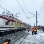 На железной дороге после ЧП с поездом ведутся восстановительные работы