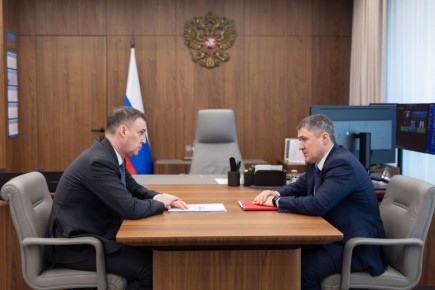 Дмитрий Патрушев встретился с губернатором Пермского края Дмитрием Махониным