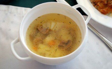 Ароматный грибной суп с картофелем