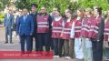 Равнение на лучших! В сквере Татищева состоялся строевой смотр народных дружин