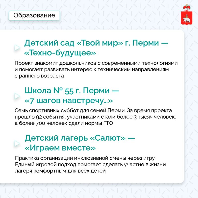 Определен шорт-лист пятого конкурса «Лидер Пермского края» Определен шорт-лист пятого конкурса «Лидер Пермского края»
