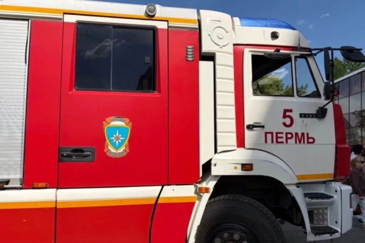 В Перми загорелся дом на улице Проскуровской