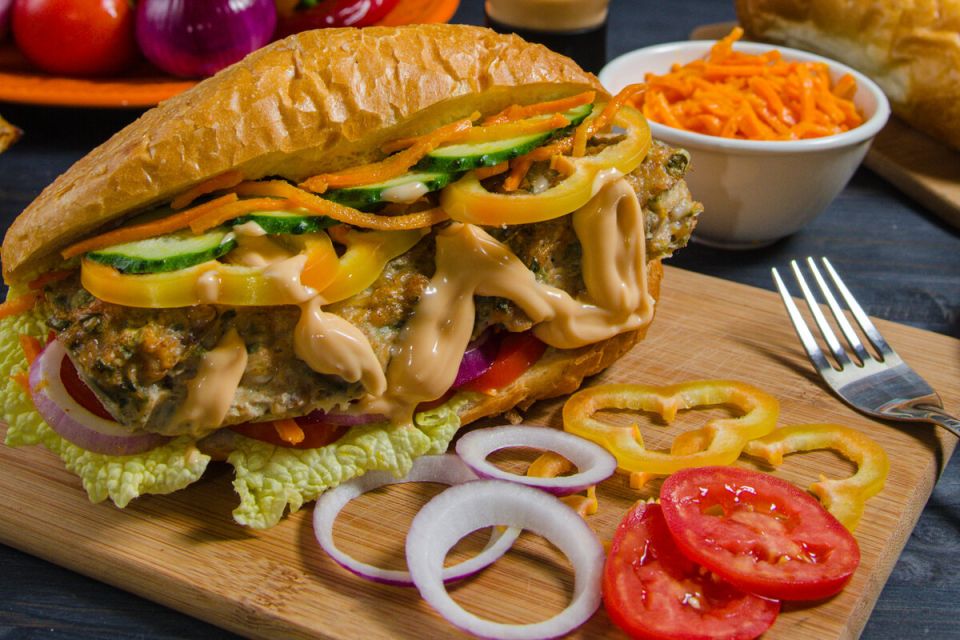 Уникальные сэндвичи с котлетами и стручковой фасолью